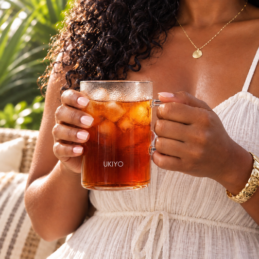 Ukiyo Wood - Glass & Stainless Steel Tea Infuser